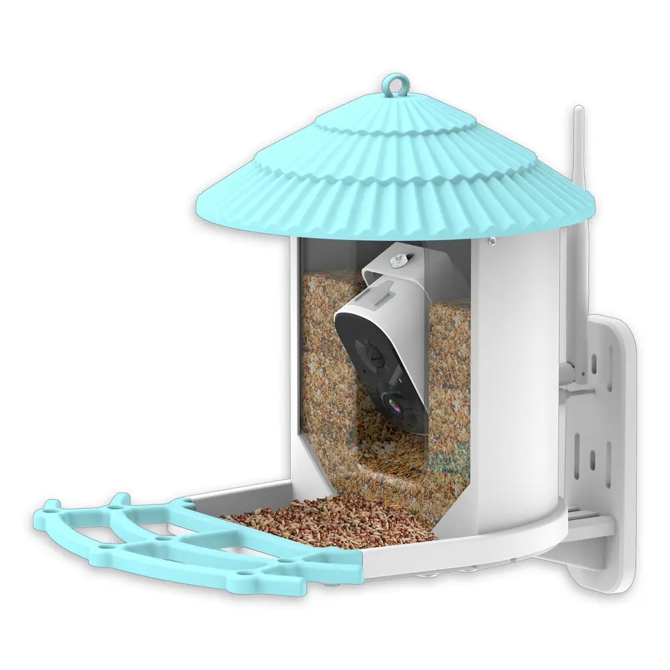 2023 Home App HD Camera Feeder For Birds Resistant Smart Bird Feeder Outdoor Wild Bird Feeding