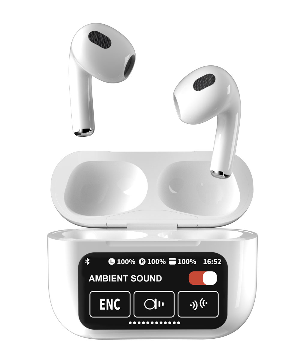 A10 pro smart display touch screen wireless Earpods bluetooth earphone